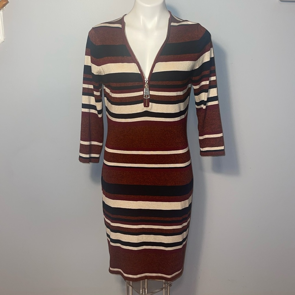 Allison Brittney striped sweater dress. Size medium.